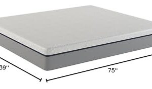 Nest & Wild Classic Mattress 10 Inch | Made in The USA | Fiberglass-Free Cool Touch Cover | Bed in a Box | CertiPUR-US & OEKO-TEX100 Certified Foams (Twin)