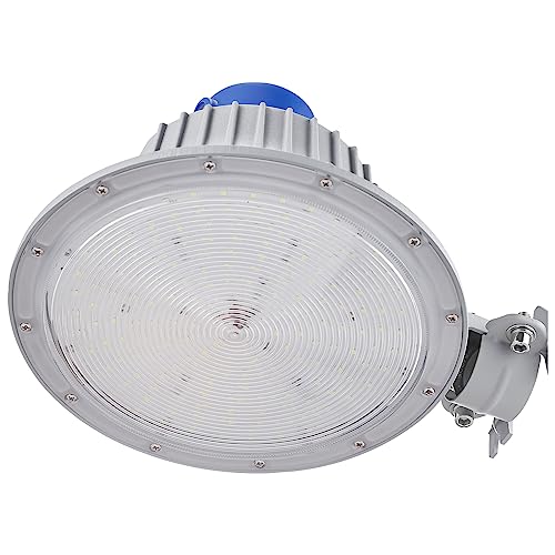 VEVOR LED Barn Light, 50W 5500LM, Ultra Brightness 6000K Daylight, Dusk to Dawn Area Lights, Outdoor Security Flood Lighting, IP65 Waterproof for Outside Yard Street Garage Shed Patio, Wall/Pole Mount