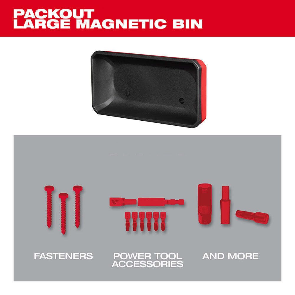 SAclI Fits Milwaukee 48-22-8071 PACKOUT Large Magnetic Wall Mounted Bin