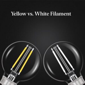 Feit Electric White Filament G25 E26 (Medium) Filament LED Bulb Daylight 40 Watt Equivalence 3 pk