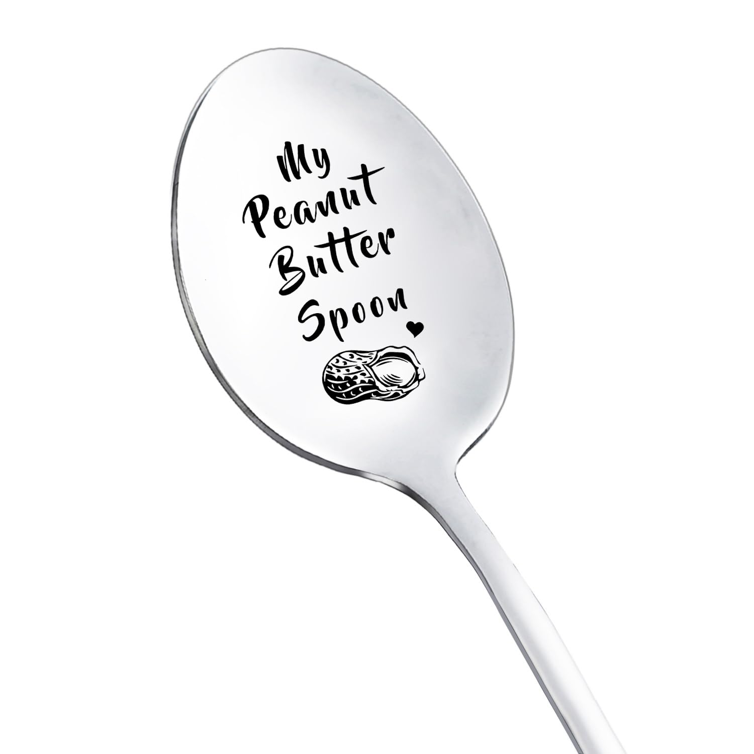 Peanut Butter Gift Spoons for Women Men Funny My Peanut Butter Spoon for Dad Wife Cofee PB Lovers Gifts for Him Her Christmas Birthday Gift for Peanut Butter Lovers Gift Spoon