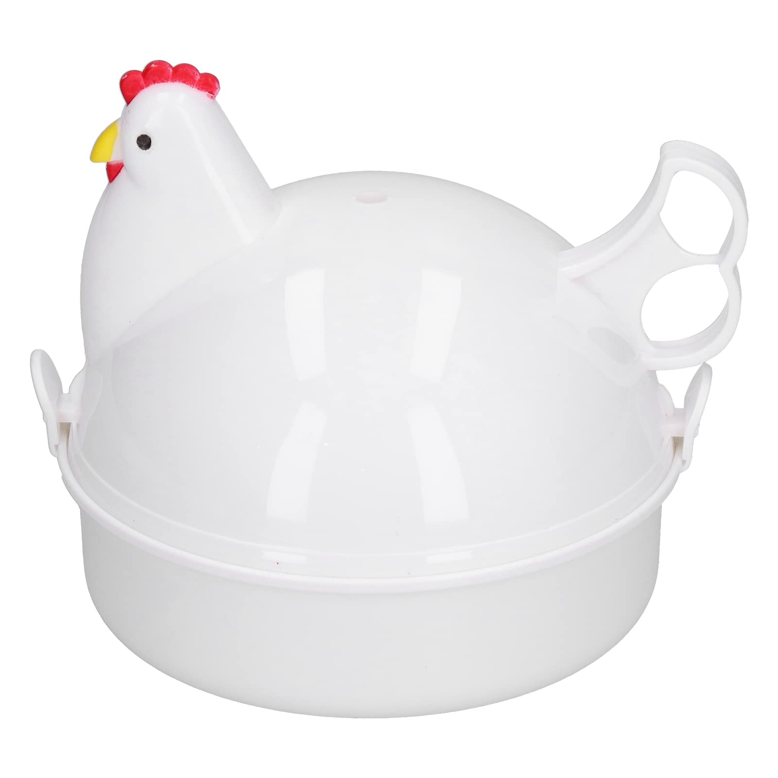 Egg Cooker, Egg Cooker 4 Eggs Chicken Shaped Heat Resistant Microwave Eggs Boiler for Home Kitchen