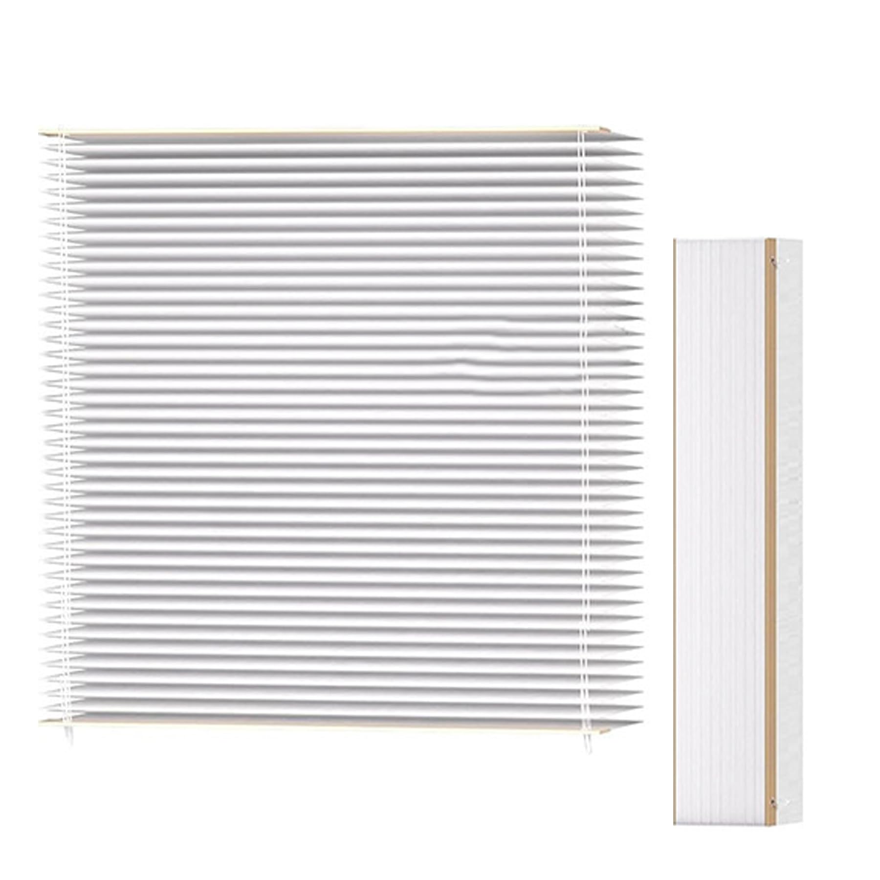 401 Replacement Filter Compatible with AprilAire 401 Space-Gard 2400 Air Conditioner Pleated Filter (2 Pack)