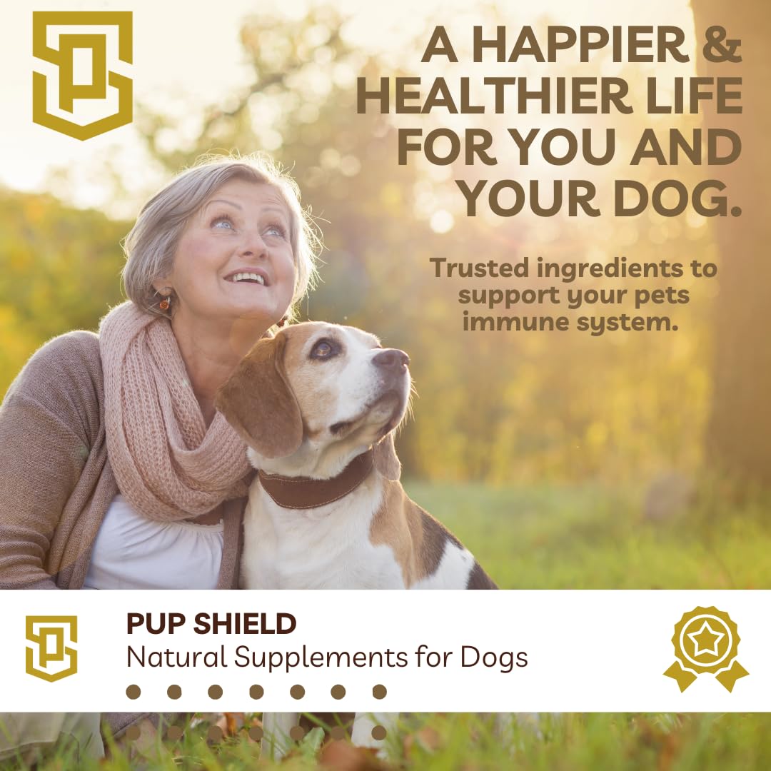 Pup Shield Digestive Support D-Fender Drops Supplement Fast Digestion Vitality | Natural Probiotic Gut Support Soothes Stomach Supports Regularity Real-Pumpkin Flavor Liquid Digestive Aid for Dogs