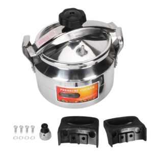 Pressure Cooker, 3/4 / 5 Liters Aluminum Explosion Proof Pressure Canner for Home and Commercial Use, with Easy Opening & Closing Lid for Gas, Electric, or Stoves ()