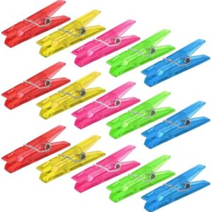 30 Pieces Mini Multiple Colors Plastic Clips, Binder, Photo Clips, Clothespins Clip