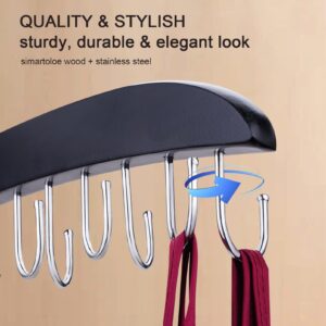 1PC Bra-Hanger-Space-Saving for Closet, Tank-Top-Hanger Stackable with 360°Rotating Hook,Closet-Organizer and Storage Hold Up 14 Bras-Camisoles-Ties-Swimsuits-Strappy-Dress