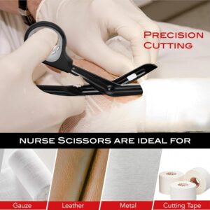 MotivatEM Trauma Shears for Doctors, Nurses, Paramedics, EMTs – 7.5” Rubberized Bandage Scissors for Easy Grip - Trauma Shears for Nurses and First Aid Box – Stainless Steel First Aid Scissors