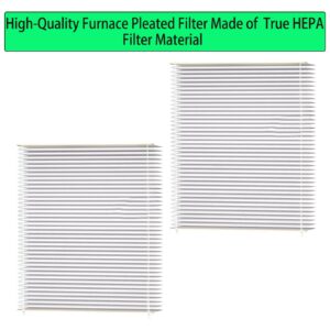 401 Replacement Filter Compatible with AprilAire 401 Space-Gard 2400 Air Conditioner Pleated Filter (2 Pack)