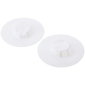 urjumpea 2pcs bathtub drain strainers drain hair catcher for shower kitchen bathroom tub