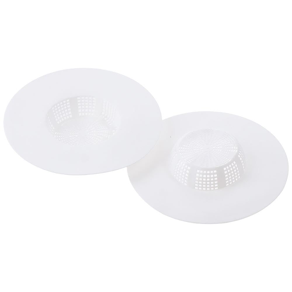 Urjumpea 2PCS Bathtub Drain Strainers Drain Hair Catcher for Shower Kitchen Bathroom Tub