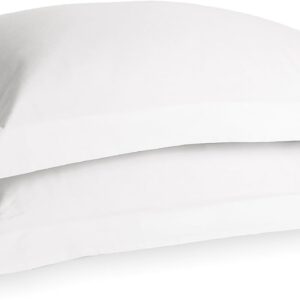 ZIZZ 4 Piece Full Size Duvet Cover Set - 100% Organic Cotton, 400 Thread Count, Soft Luxury Sateen Weave, 1 Comforter Cover, 1 Fitted Sheet and 2 Pillowcases, Zipper Closure - White