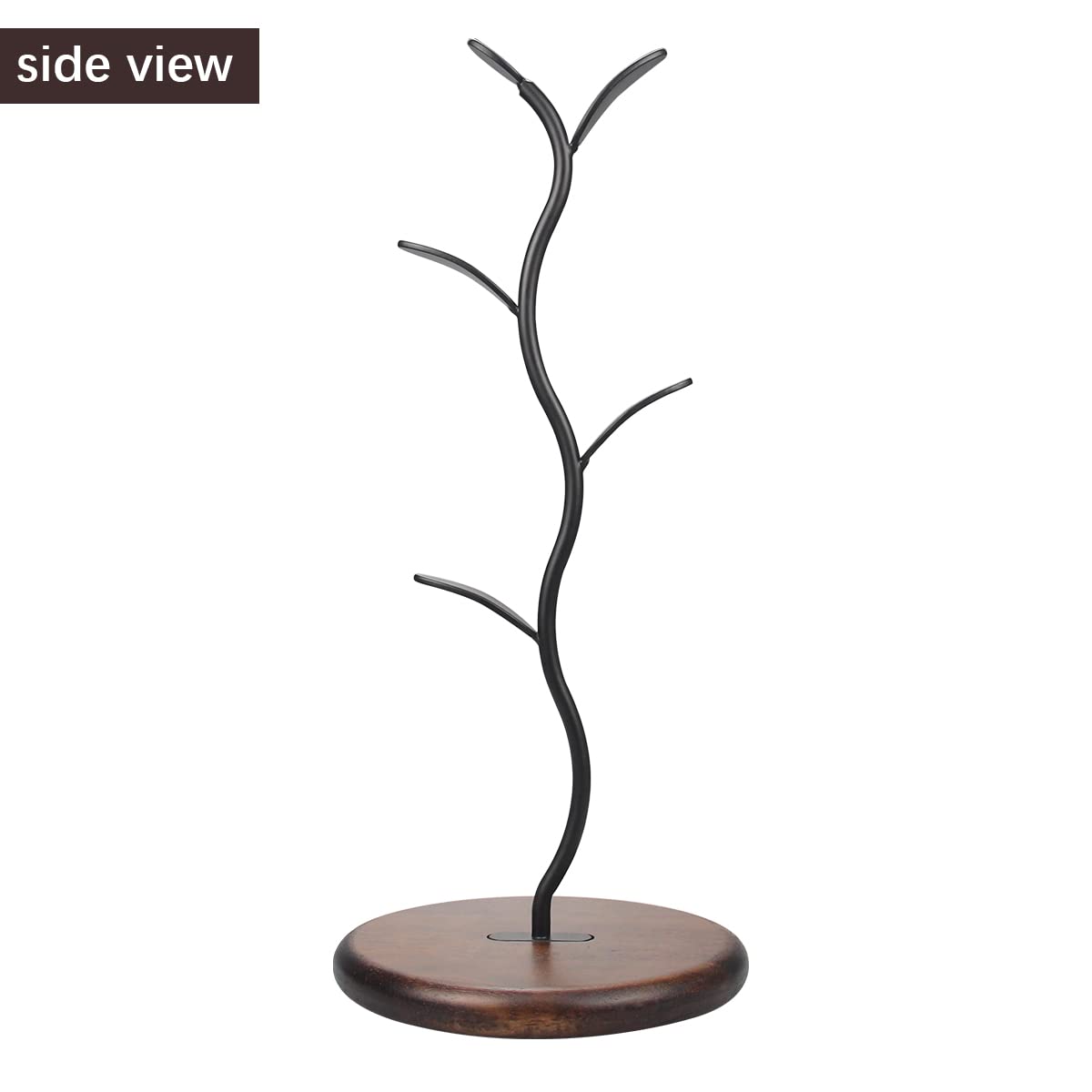 MW-NIHOLA Mug Holder Stand, Countertop Mug Tree, Coffee Pod Holder with Mug Rack, Coffee Counter Bar Accessory & Kitchen Organizer