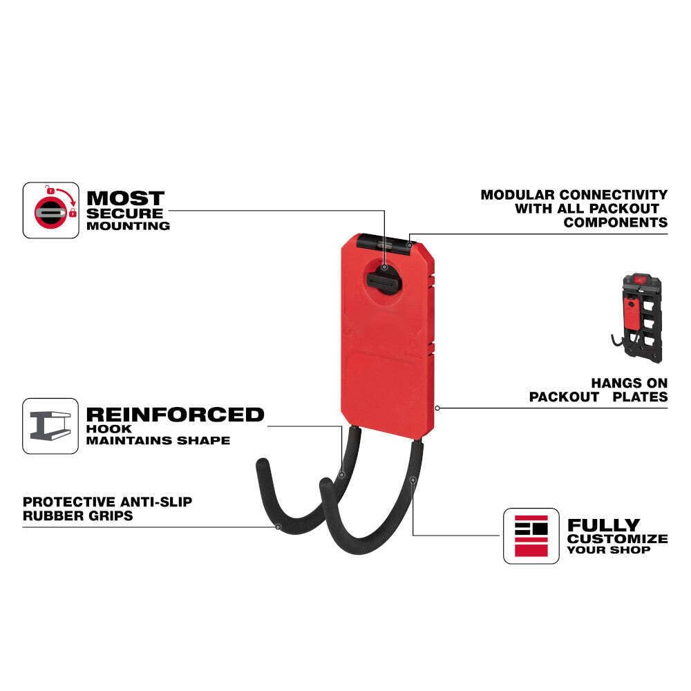 SAclI Fits Milwaukee 48-22-8331 6" Reinforced Curved Utility Hook