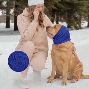 Pack x2 No Flap Ear Wraps for Dogs - Snoods for Dogs & Cats, Dog Ear Muffs Noise Protection, Dog Ear Covers for Grooming, Dog Ear Wrap for Anxiety Relief, Happy Dog Ear Hoodies