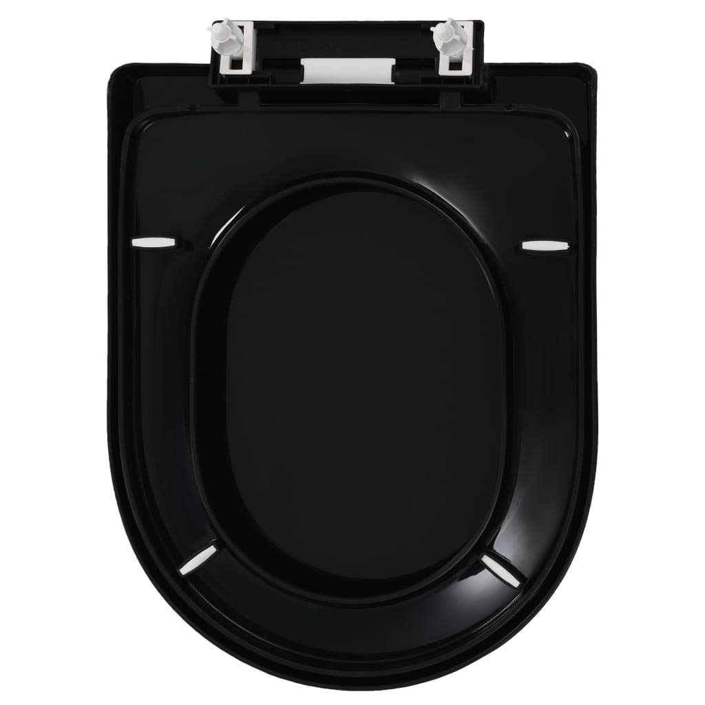 VRAXO Soft-close Toilet Seat with Quick-release Design Black,Toilet & Bidet Seats-2.95lbs