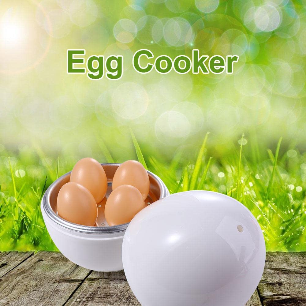 4 Grids Egg Cooker, Microwave Oven Egg Steamer, Microwave Special Egg Boiler For Home Breakfast Home Egg Cooking Tools