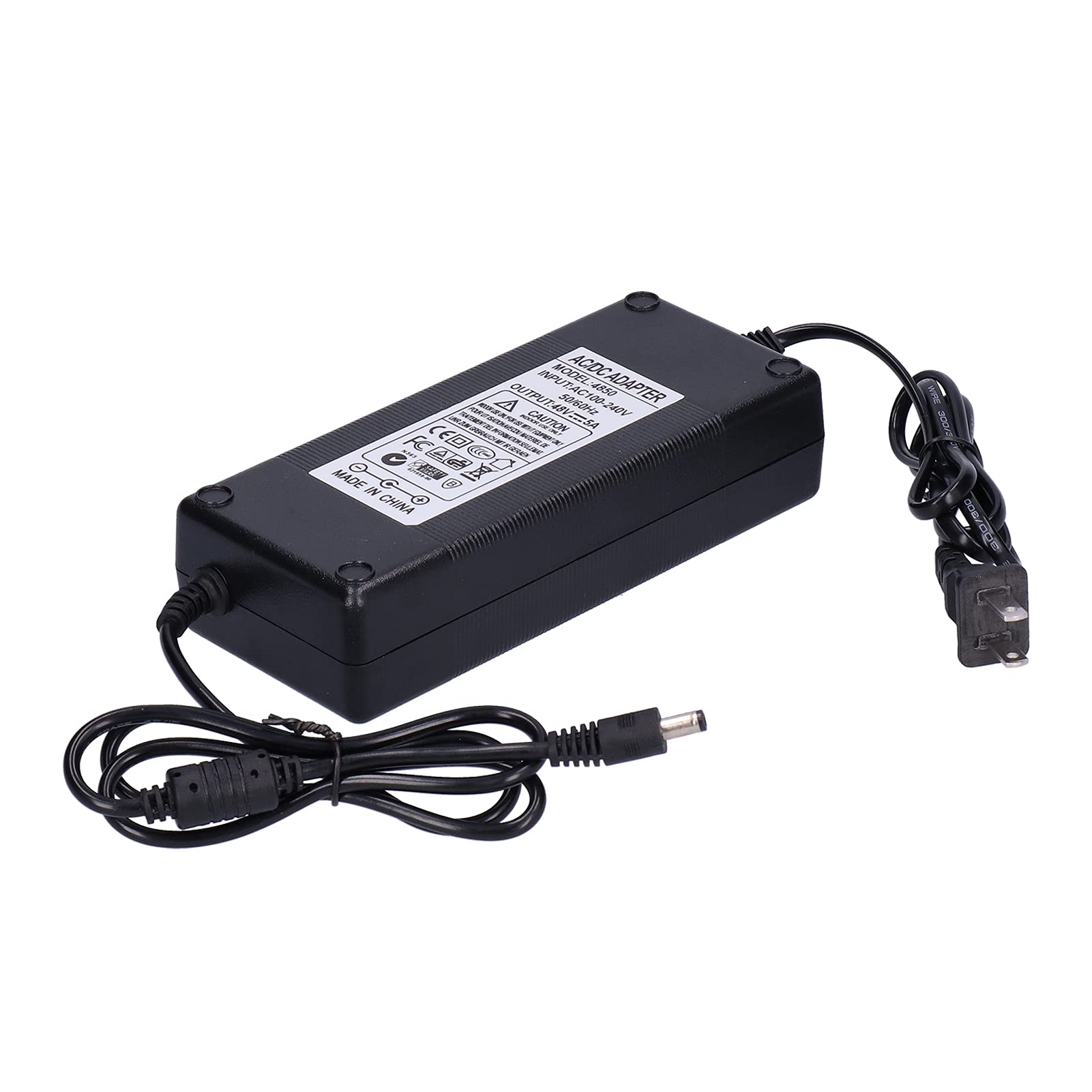 48V 5A US Plug Power Supply Adapter Lightweight Charger,Installation, Excellent ABS Material, and Convenient