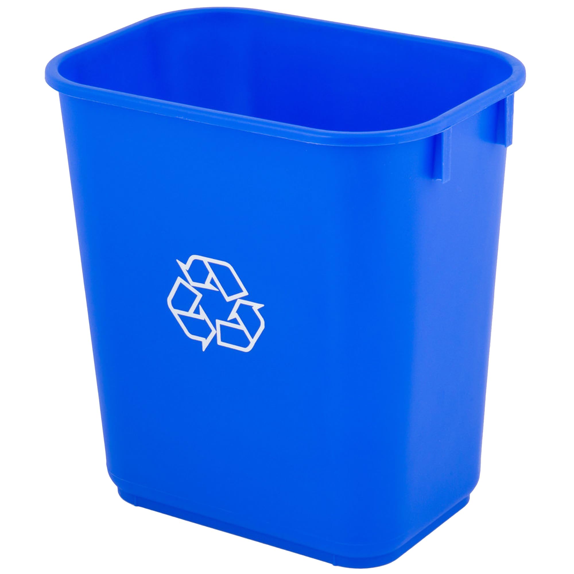 Mix.Home 2 Pack! 3 Gallon Blue Rectangular Wastebasket Restaurant Trash can Commercial Trash can Office Plastic Trash can Bathroom Garbage bin Rectangular Trash cans for Kitchen Janitorial Trash can