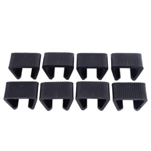 8 Pieces Outdoor Furniture Clips, Rattan Patio Sectional Sofa Furniture Chair Clips Connect Sectional or Module Wicker Couch Clamps Outdoor Rattan Furniture Connector Clips