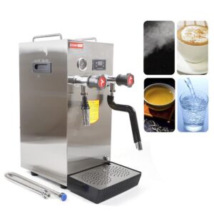 2500W 8L Commercial Multi-Purpose Milk Frother, Full-Automatic Steam Boiling Water Frothing Machine, Elec Milk Foam Maker for Espresso Coffee Tea Coffee Shop Dessert Shop Hotel Milk