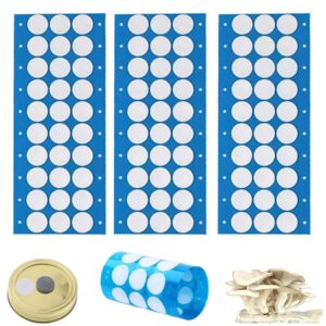 synthetic filter paperstickers, 20 mm, 0.3 μm, monotub filter, filter discs mycology - monotubmushroom fruiting chamber synthetic filter disc (30)