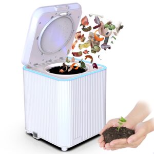 squeeze master electric kitchen composter-smart kitchen waste composter-3.5l/0.92 gallons compost machine for kitchen-turn garbage into treasure-drying、crushing and fermentation functions