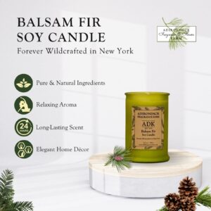 ADK Balsam & Fir Scented Candle, 4.5 Oz Natural Aromatherapy Candle for Home Decor & Kitchen Décor, Relaxing Plant-Based Wax Candles Perfect for Gift Giving