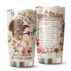 book lover tumbler - gifts for book lover on christmas, birthday - librarian tumbler for women - book lover mug - book lover cup - gifts for women - gifts for her