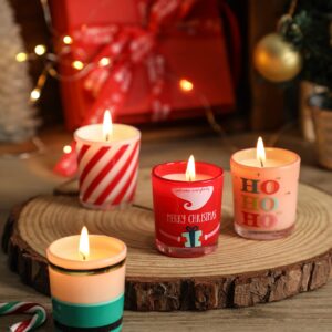 12 Days Christmas Scented Candles Gift Set for Women Advent Calendar Candle Gift 12PCS 1 oz Soy Wax Candles Christmas Birthday Gift for Men