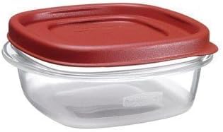 Utensilux Rubbermaid Food Storage Containers, 1.25 Cup Food Storage Containers, 9 Peice Set, Easy Find Lids, 4 Containers, 4 Lids Chalk Pen And Chalk Labels