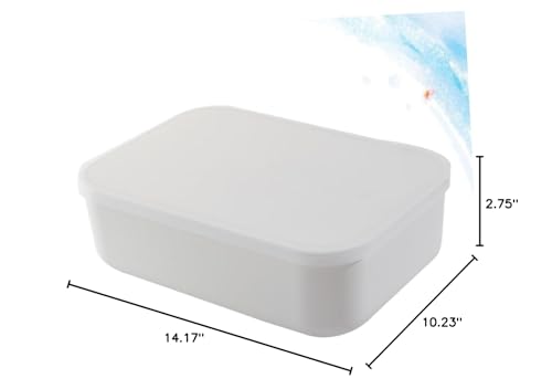 Amosfun 1pc Box Storage Box Storage Box Storage Box Storage Bins Storage Case Storage Organizer Transparent Lid Desktop