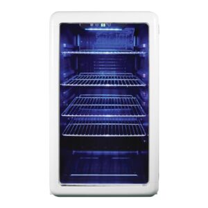 magic chef mcb34chw beverage cooler, white