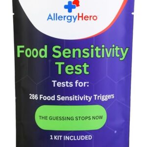 Food Sensitivity Comprehensive Test - 286 Food Intolerance Items Tested - Easy at-Home Collection