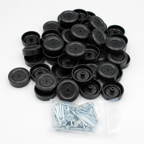 Maximum Velocity Derby Wheels & Axles | Bulk Pack (12) | Wheels for Pinewood Cars