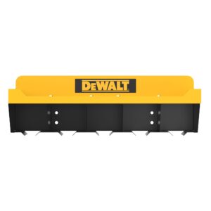 dewalt tool organizer, power tool storage shelf, hold up to 5 tools, 100lb capacity, dewalt workshop storage system compatible (dwst82822)