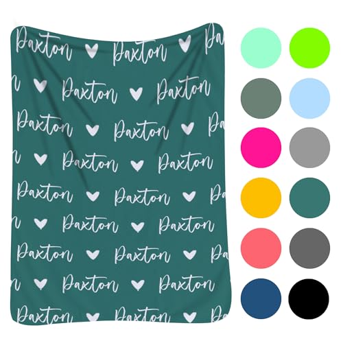 callie Personalized Name Throw Blankets for Kids Adults, Custom Soft Warm Flannel Blanket Gifts for Women Men Boys Girls Baby