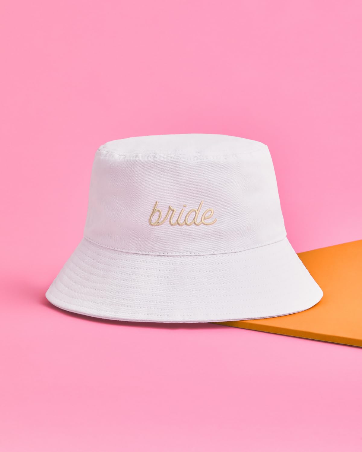 xo, Fetti Bachelorette Party Embroidered White Bride Bucket Hat | Bach Party Decorations, Beige Bride to Be Accessory, Neutral Bridesmaid Favors, Bridal Shower Supplies