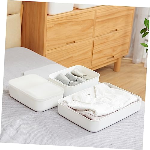 Amosfun 1pc Box Storage Box Storage Box Storage Box Storage Bins Storage Case Storage Organizer Transparent Lid Desktop