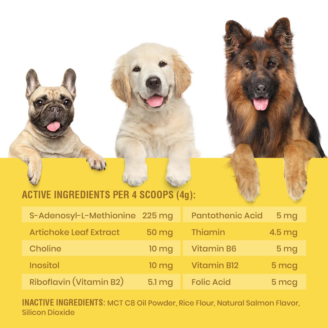 Special Breed Same for Dogs - S-Adenosyl-L-Methionine, Same Advanced, Liver Support Supplement for Dogs, Brain and Cognitive Support, Sam e for Dogs (120 Grams)