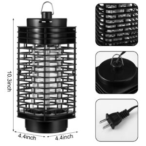 Kittmip 4 Pcs Bug Zapper Mosquito Zapper Fly Traps Indoor for Home Mosquito Repellent Outdoor Patio Insect Mosquito Trap Killer for Kitchen Backyard Garden Camping Bedroom Office Fruit, Black