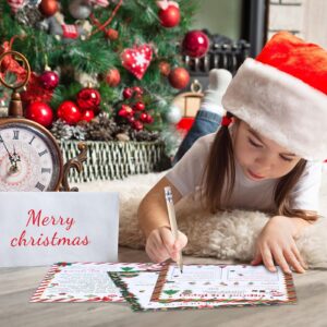 Harloon 195 Pcs Official Letter to Santa Elf Reports Cards Elf Notes and 15 Elves Notice Naughty or Nice Behavior Checklist Stationary Paper 15 Elf Bonus Letter for Christmas Elf Surveillance