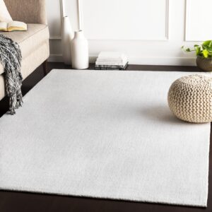 mark&day area rugs, 5x7 farnham modern white area rug, white carpet for living room, bedroom or kitchen (5' x 7'6")