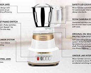 Panasonic Super Mixer Grinder MX-AV325 3 Stainless Steel Jars 600 Watts 110-120 Volt US & CANADA