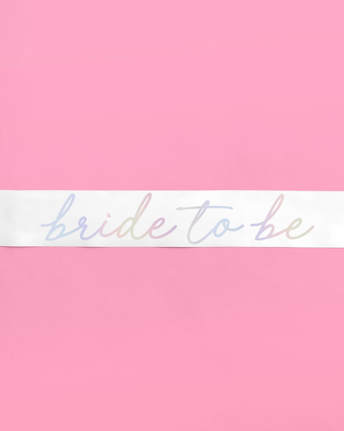 xo, Fetti Bachelorette Party Decorations Bride to Be Iridescent Sash | Classic Bridal Shower Gift, Bridesmaid Favors, Engagement Accessory