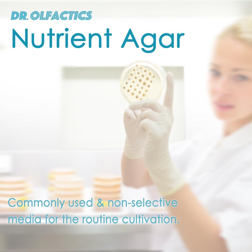 Nutrient Agar Powder 170 Grams [Value Pack] - Makes 310 Agar Petri Dishes - For Lab Use and Classroom DIY Projects. A metal spoon included. v.2024