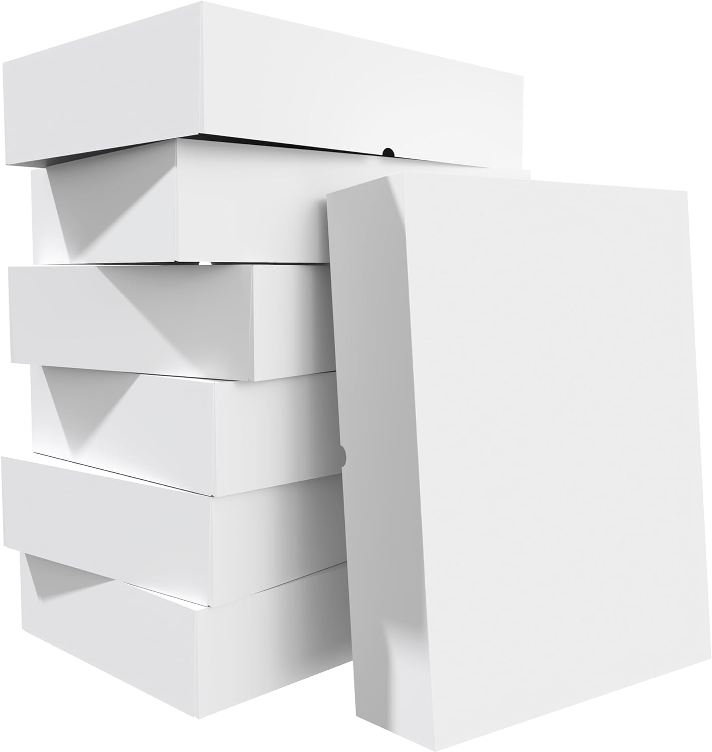 12 Packs Extra Large Gift Boxes with Lids for Presents, 17x11x4 Inch White Clothing Boxes for Wrapping Gifts, Blanket, Robes, Shirts, Sweater, XL Cardboard White Boxes Bulk for Christmas, Birthday - Cajas Para Regalos