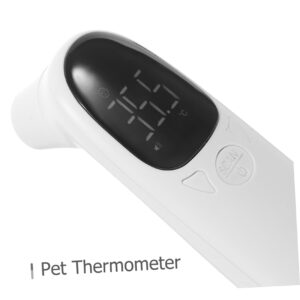 NOLITOY 2 Sets Pet Thermometer Cat Temperature Animal Dog Thermometer Pet Owner Home Use Pet Temperature Monitor Non- Pet Dog Ear Temperature Household Pet Dog Baby Plastic