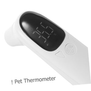 NOLITOY 4 Sets Pet Thermometer Dog Ear Thermometer Non- Cats Thermometer Home Use Pet Temperature Thermometer for Pet Rechargeable Pet Ear Thermometer Screen Baby Plastic Pet Dog