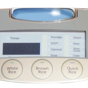 SPT RC-1206 6 Cups Multi-functional Rice Cooker: Brown Rice, White Rice, Porridge, Oatmeal, Soup, Steam, Stew, Slow Cook and Cake